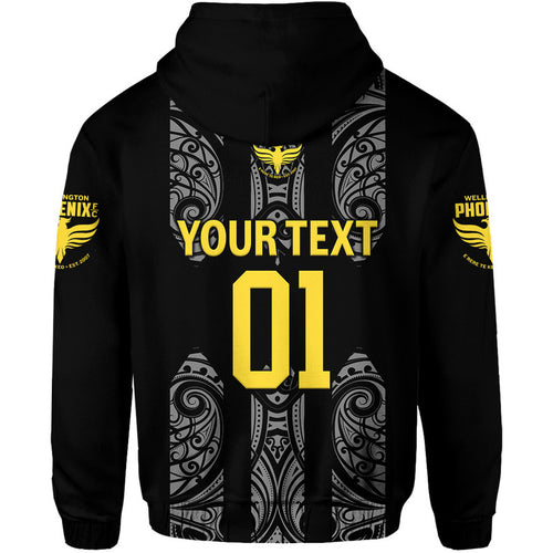 custom-personalised-wellington-phoenix-the-nix-maori-zip-up-and-pullover-hoodie-soccer-club-original-style-black