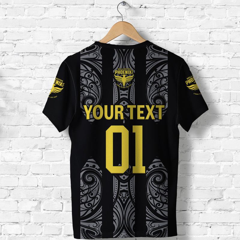 custom-personalised-wellington-phoenix-the-nix-maori-t-shirt-soccer-club-original-style-black