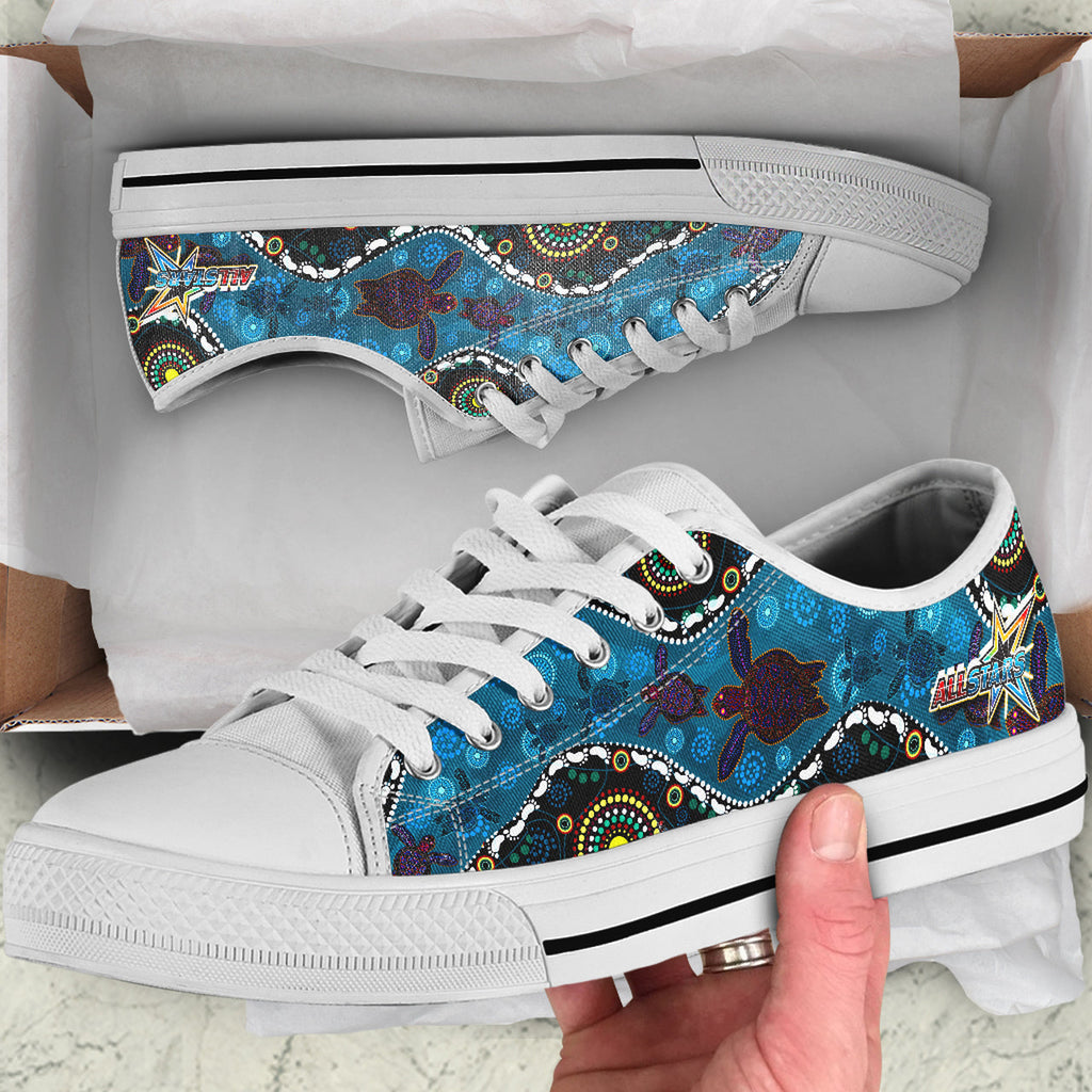 indigenous-all-stars-rugby-custom-low-top-shoes-dreamtime-turtle-with-aboriginal-patterns