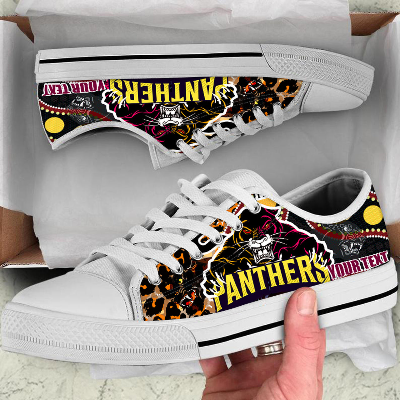 panthers-rugby-league-football-club-low-top-shoes-the-indigenous-wild-black-panthers-scratch-style