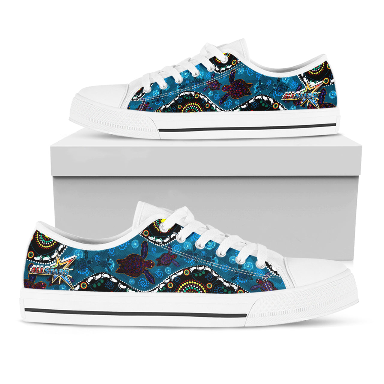 indigenous-all-stars-rugby-custom-low-top-shoes-dreamtime-turtle-with-aboriginal-patterns