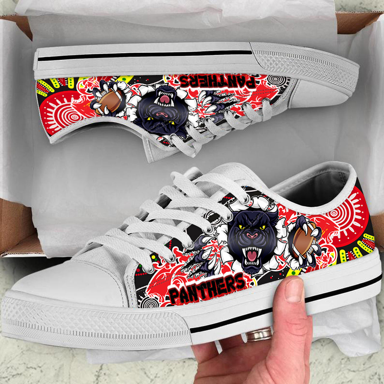 panthers-rugby-aboriginal-low-top-shoes-indigenous-super-black-panthers-scratch-style