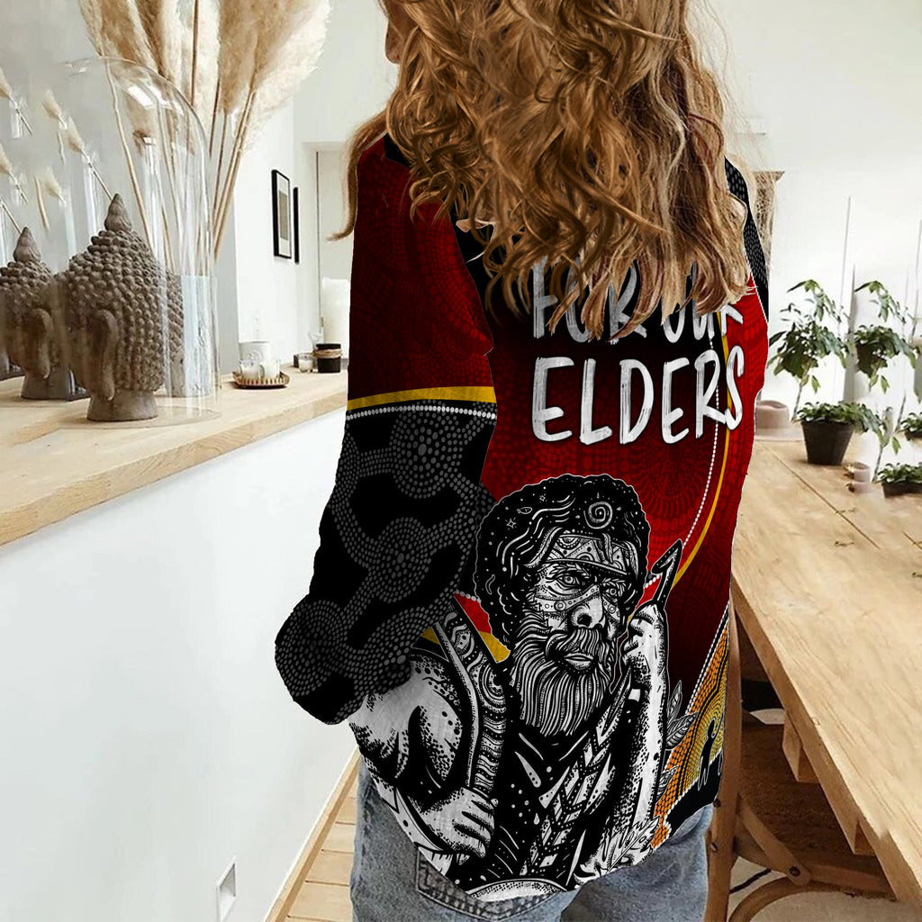 naidoc-week-2023-women-casual-shirt-aboriginal-art-for-our-elders