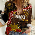 hawks-football-anzac-2023-women-casual-shirt-aboriginal-mix-slouch-hat
