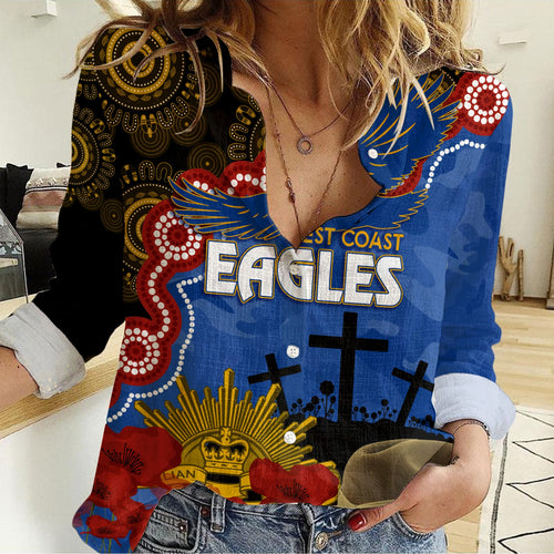 eagles-football-anzac-2023-women-casual-shirt-aboriginal-mix-slouch-hat