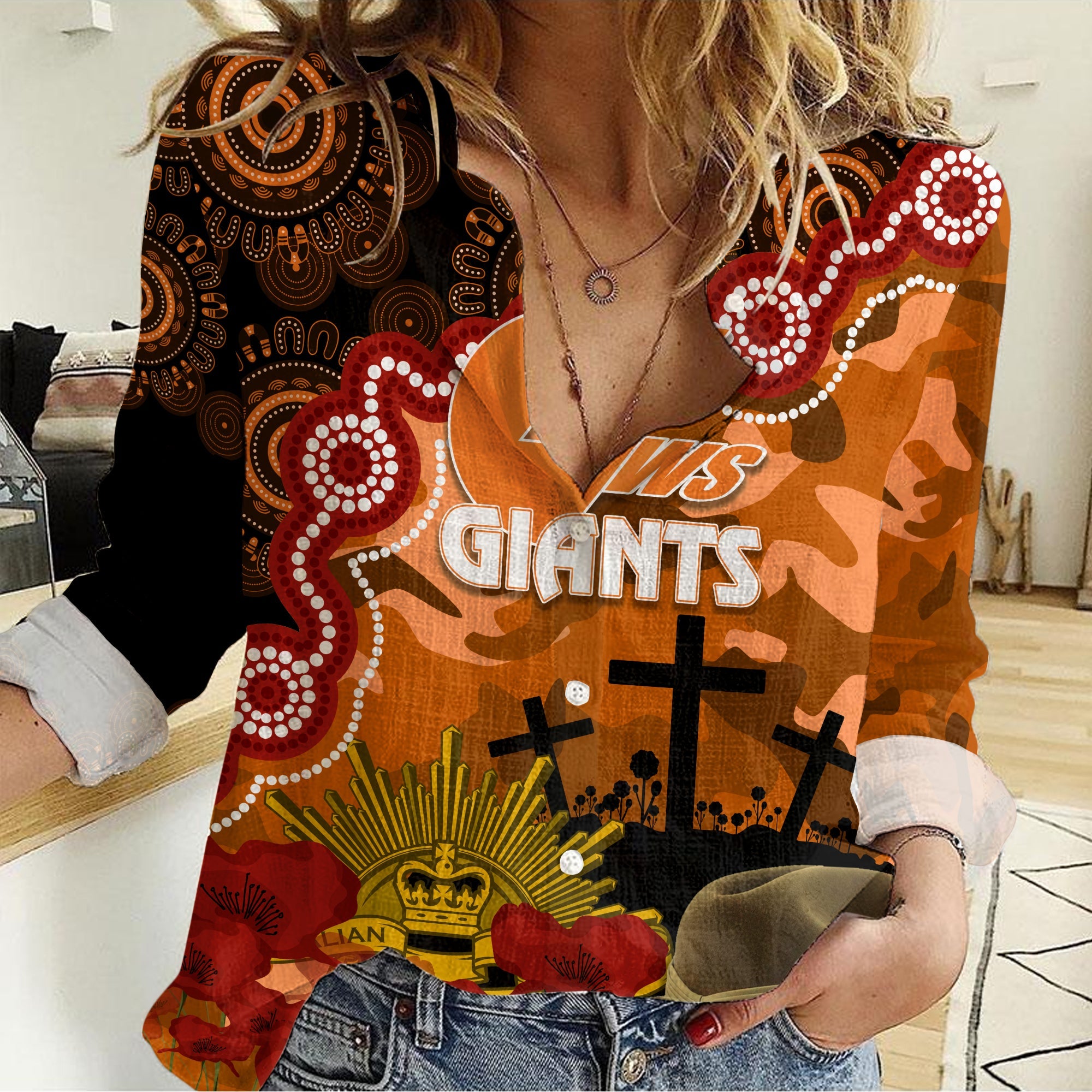 the-giants-football-anzac-2023-women-casual-shirt-aboriginal-mix-slouch-hat