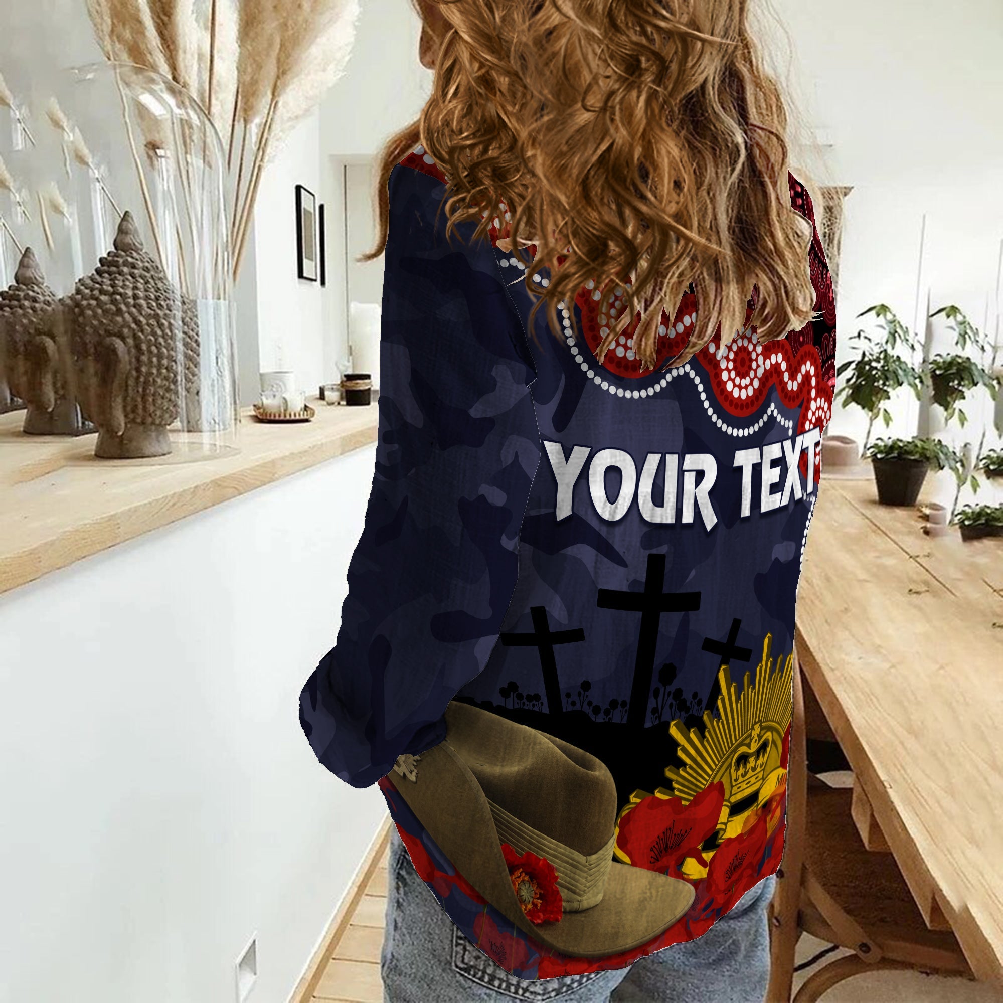 melbourne-dees-football-anzac-2023-women-casual-shirt-aboriginal-mix-slouch-hat