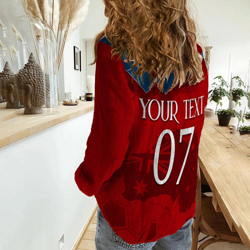adelaide-united-football-women-casual-shirt-the-reds-sporty-vibes