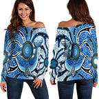 aboriginal-dolphins-off-shoulder-sweater-blue-sea