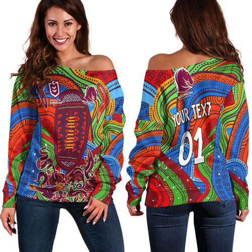 custom-personalised-brisbane-broncos-2022-woman-off-shoulder-sweater-indigenous-vibes