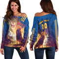 (Custom Personalised) Brisbane Women's Off Shoulder Sweater Lions 3D Sport Style LT16 - Vibe Hoodie