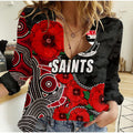 custom-personalised-anzac-day-afl-saints-army-mix-aboriginal-women-casual-shirt