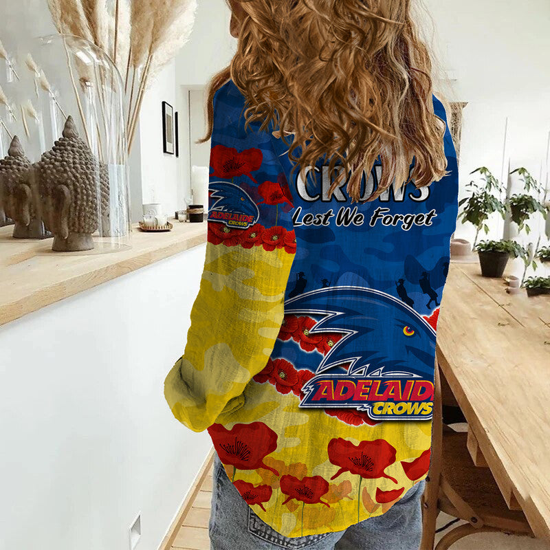 adelaide-crows-football-anzac-women-casual-shirt-lest-we-forget