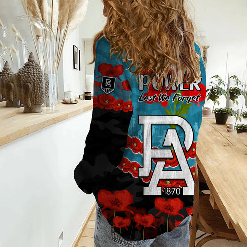 port-adelaide-power-football-anzac-women-casual-shirt-lest-we-forget