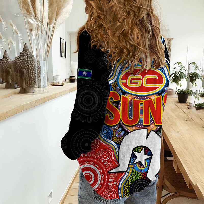 suns-football-naidoc-week-women-casual-shirt-indigenous
