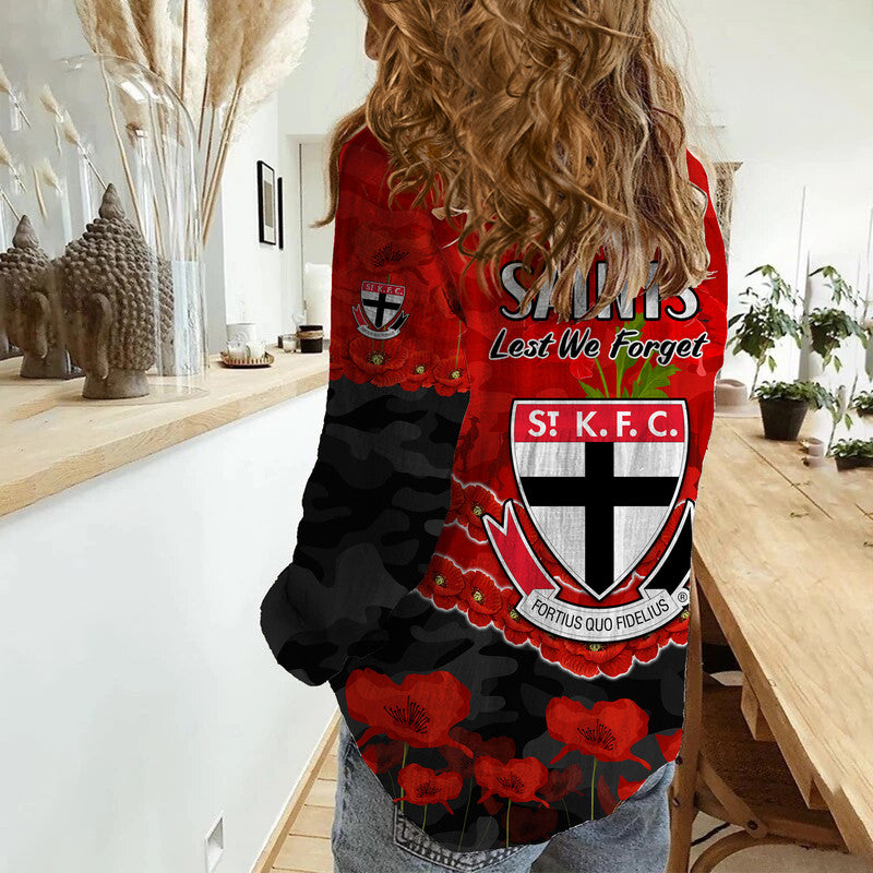 st-kilda-saints-football-anzac-women-casual-shirt-lest-we-forget