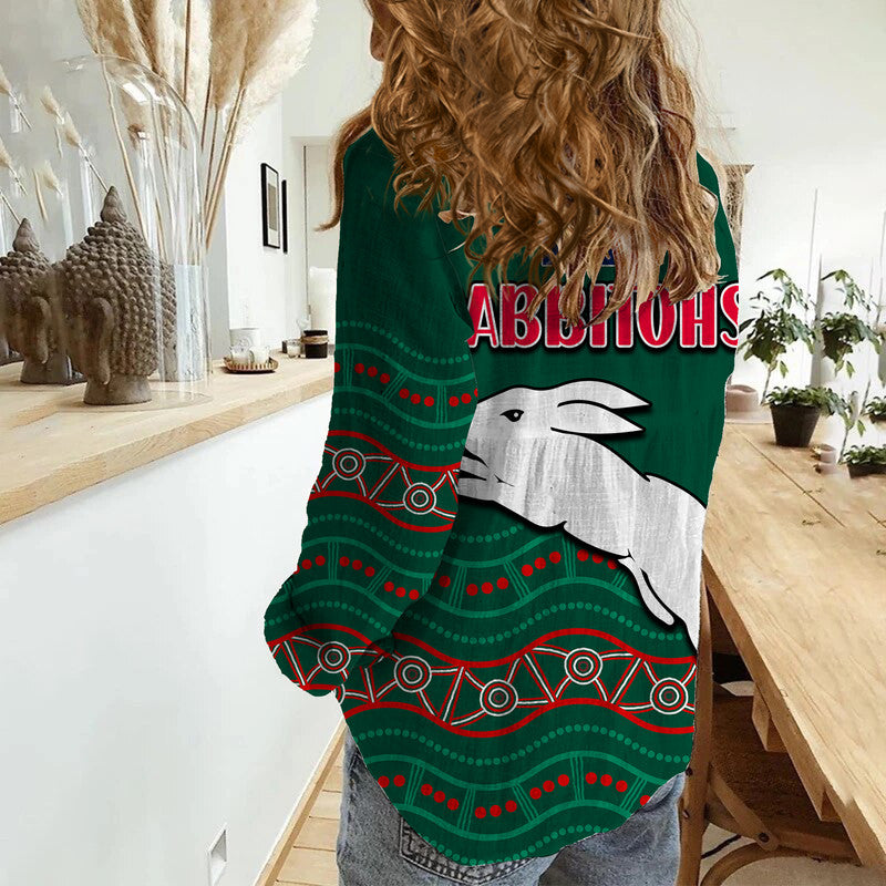rabbitohs-australia-day-women-casual-shirt-flag-map-and-aboriginal-wave