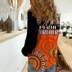 perth-scorchers-cricket-women-casual-shirt-aboriginal-double-boomerang