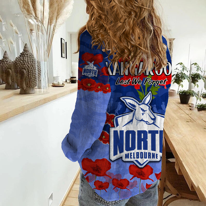 kangaroos-football-anzac-women-casual-shirt-lest-we-forget