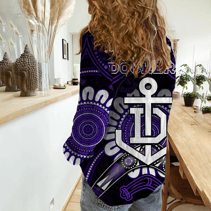 dockers-football-women-casual-shirt-boomerang-indigenous-dots