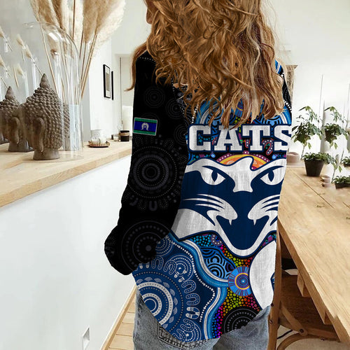 cats-football-naidoc-week-women-casual-shirt-indigenous