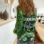 raiders-rugby-women-casual-shirt-boomerang-indigenous-dots