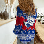 bulldogs-unique-winter-season-women-casual-shirt-dogs-merry-christmas