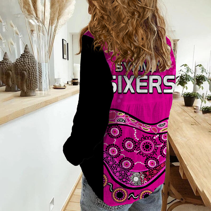 sixers-cricket-women-casual-shirt-sydney-aboriginal