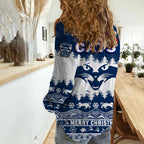 geelong-cats-unique-winter-season-women-casual-shirt-cats-merry-christmas
