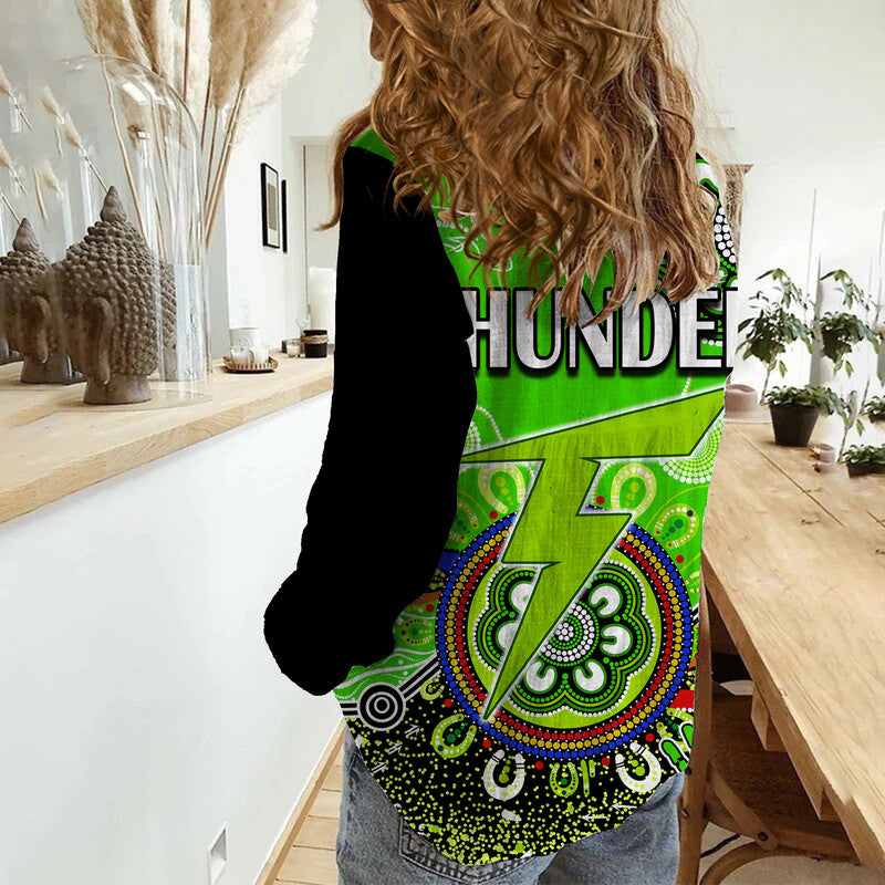 sydney-thunder-women-casual-shirt-cricket-indigenous-aboriginal-lizard-version
