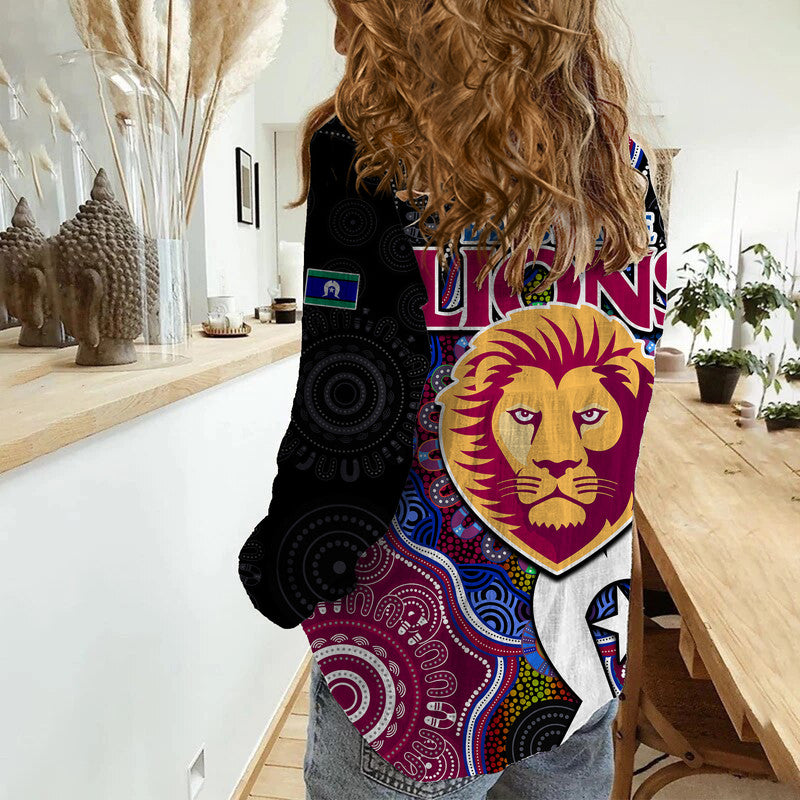 brisbane-lions-football-naidoc-week-women-casual-shirt-indigenous