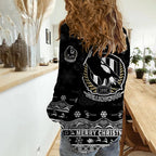 collingwood-pies-unique-winter-season-women-casual-shirt-magpies-merry-christmas