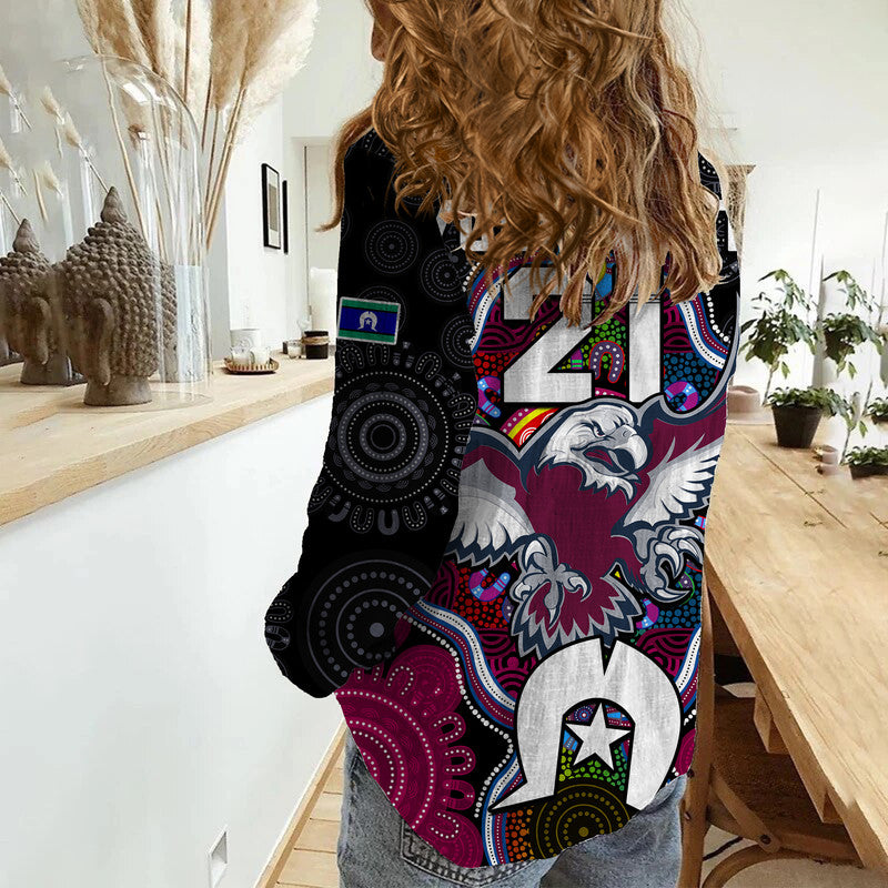 custom-personalised-sea-eagles-rugby-naidoc-week-women-casual-shirt-indigenous