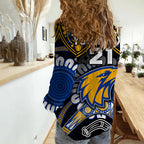 custom-personalised-west-coast-eagles-women-casual-shirt-boomerang-indigenous-dots