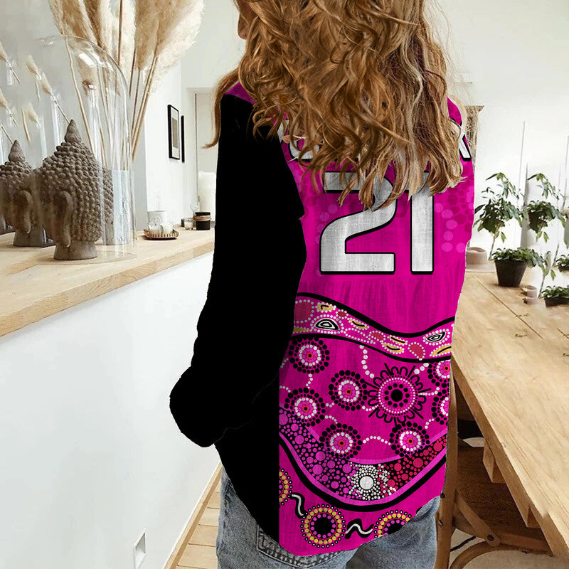 custom-personalised-sixers-cricket-women-casual-shirt-sydney-aboriginal