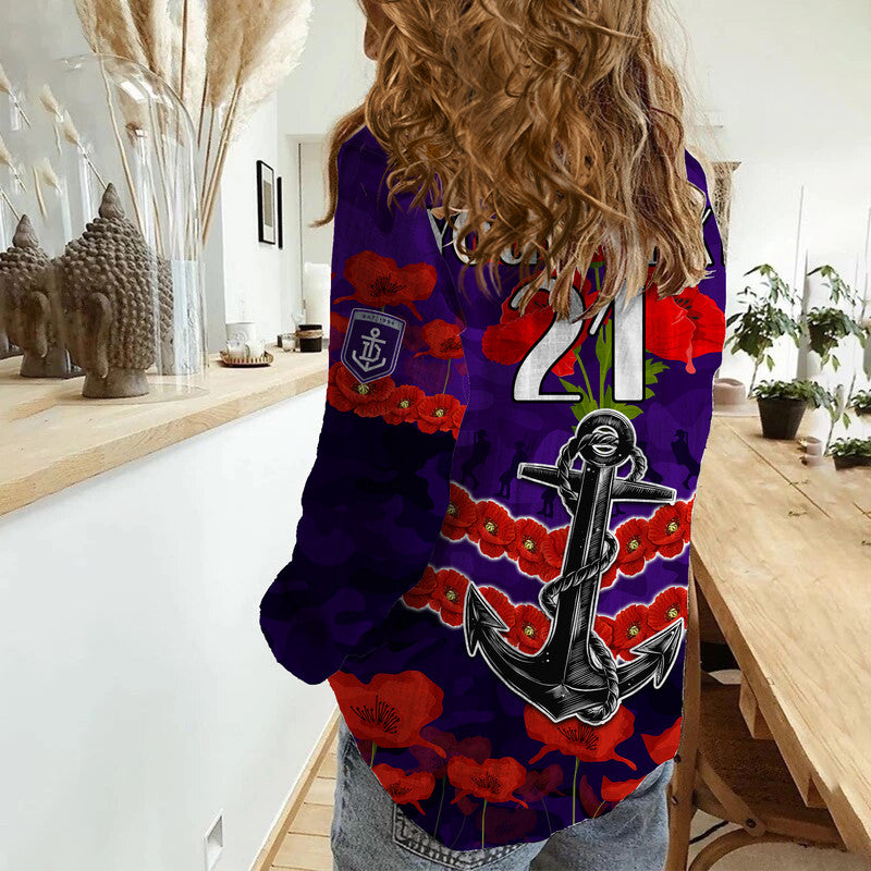 custom-personalised-dockers-football-anzac-women-casual-shirt-lest-we-forget