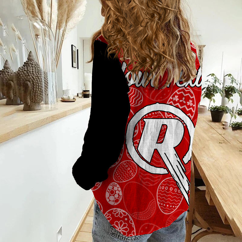 custom-personalised-melbourne-renegades-cricket-happy-easter-day-women-casual-shirt-simple-style