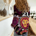 custom-personalised-brisbane-lions-football-women-casual-shirt-boomerang-indigenous-dots