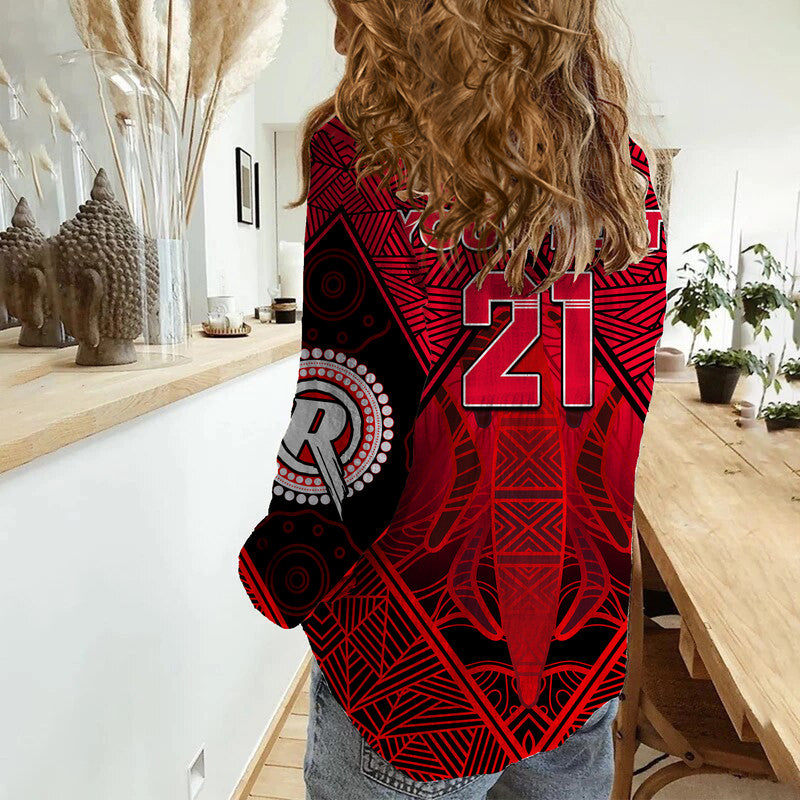 custom-personalised-melbourne-renegades-indigenous-aboriginal-cricket-women-casual-shirt