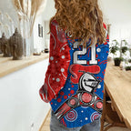 custom-personalised-knights-rugby-women-casual-shirt-novocastrians-boomerang-indigenous-dots