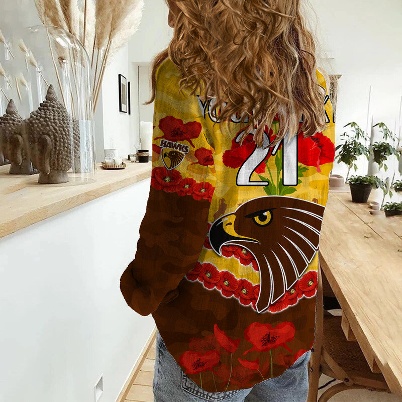 custom-personalised-hawks-football-anzac-women-casual-shirt-lest-we-forget