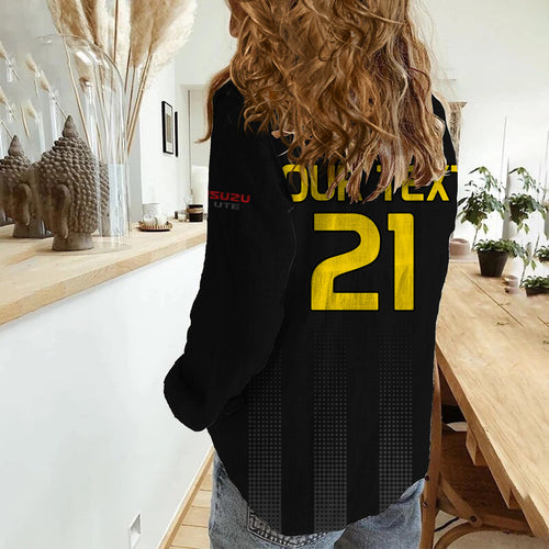 custom-personalised-macarthur-soccer-women-casual-shirt-bulls-black-and-gold