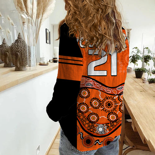custom-personalised-brisbane-roar-soccer-women-casual-shirt-aboriginal