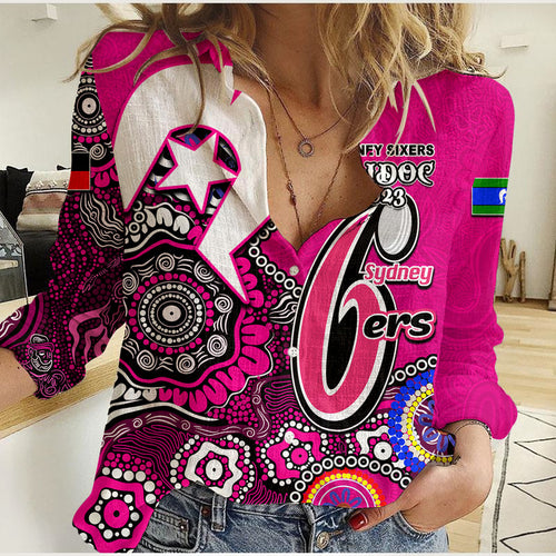 sydney-sixers-cricket-casual-shirt-naidoc-2023-patterns