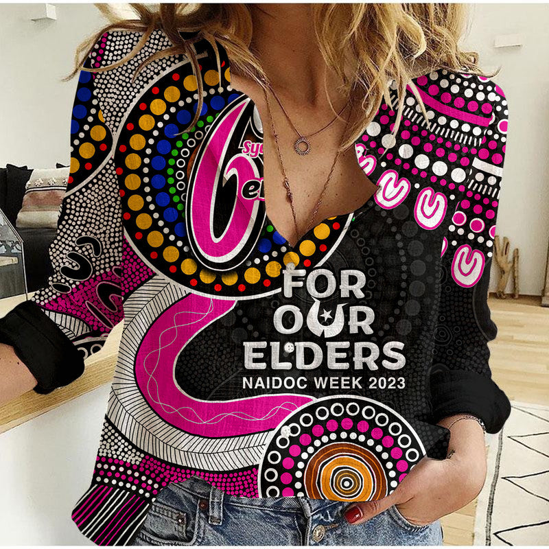 sydney-sixers-cricket-casual-shirt-naidoc-2023-aboriginal