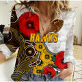 custom-personalised-anzac-day-afl-hawks-army-mix-aboriginal-women-casual-shirt