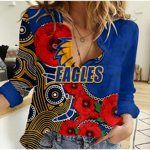 custom-personalised-anzac-day-afl-eagles-army-mix-aboriginal-women-casual-shirt