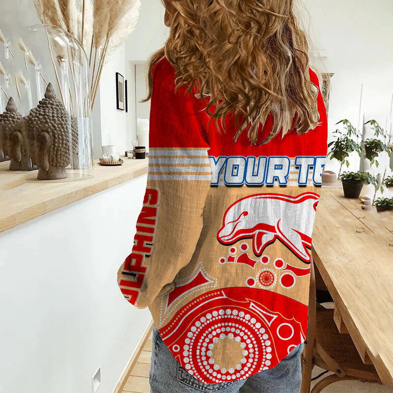 custom-personalised-dolphins-rugby-casual-shirt-aboriginal-simple