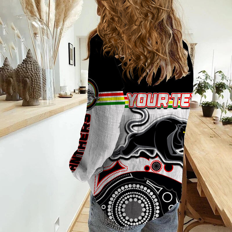 custom-personalised-panthers-rugby-casual-shirt-aboriginal-simple