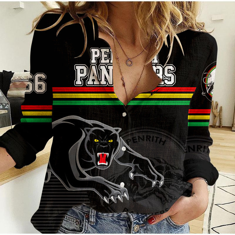 custom-personalised-penrith-panthers-retro-1966-casual-shirt-black